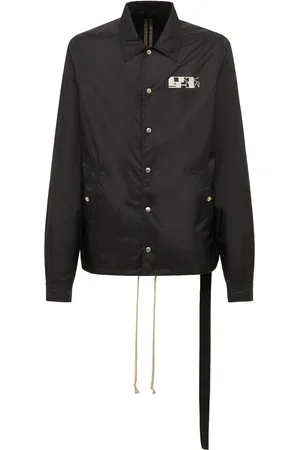 Rick Owens Logo Print Recycled Nylon Jacket