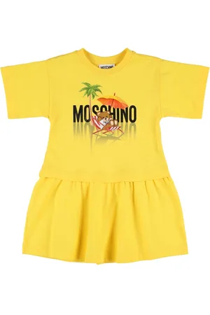 Moschino Printed Cotton Sweat Dress