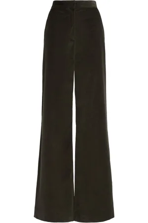 Max Mara Tritone Velvet Wide Leg Pants