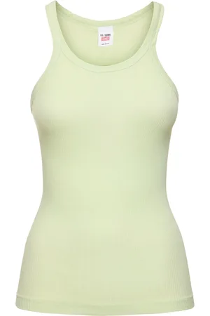 RE/DONE Ribbed Cotton Tank Top