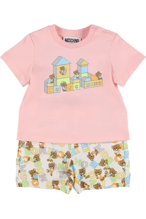 Moschino Stretch Cotton T-shirt & Shorts