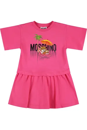 Moschino Printed Cotton Sweat Dress
