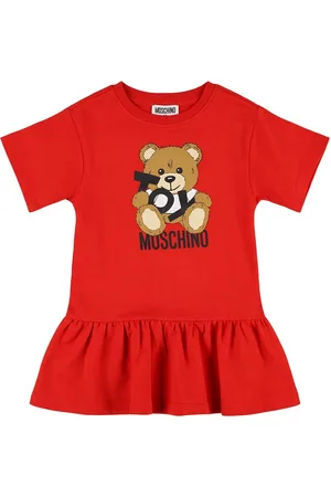Moschino Printed Cotton Sweat Dress