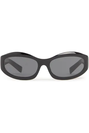 Miu Miu Oval Acetate Sunglasses