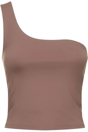 GIRLFRIEND COLLECTIVE Bianca Stretch One Shoulder Tank Top
