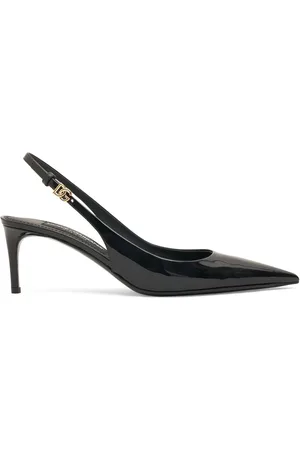 Dolce & Gabbana 60mm Patent Leather Slingback Pumps