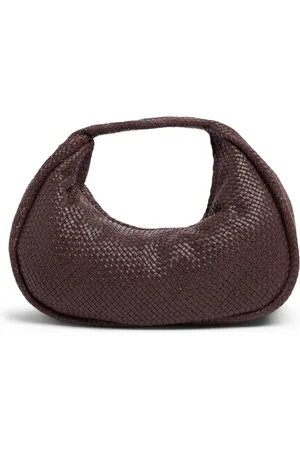 St Agni Mini Bon Bon Wave Leather Top Handle Bag