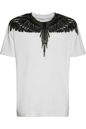 MARCELO BURLON Icon Wings Print Cotton Jersey T-shirt