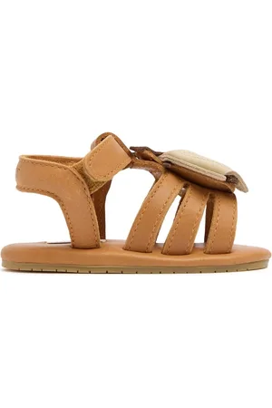 Donsje Leather Sandals W/ Bee Patch