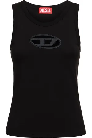 Diesel T-lynys Logo Jersey Tank Top