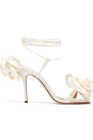MAGDA BUTRYM 105mm Satin Flower Sandals