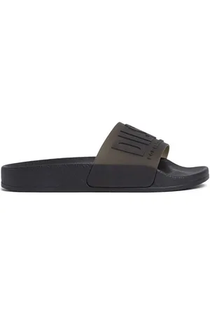 Diesel Logo Rubber Slide Sandals