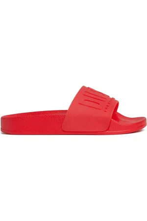 Diesel Logo Rubber Slide Sandals