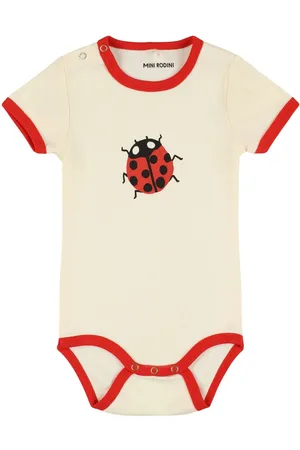 Mini Rodini Printed Cotton Jersey Bodysuit