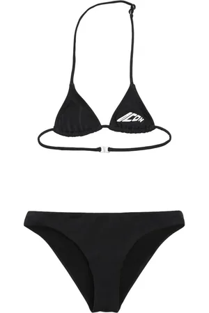 Dsquared2 Logo Print Triangle Bikini Set
