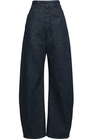 LEMAIRE Belted Cotton Jeans