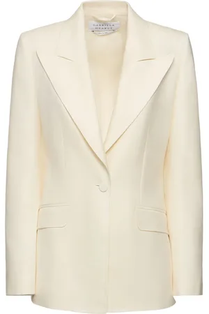 GABRIELA HEARST Leiva Single Breast Wool Blend Blazer