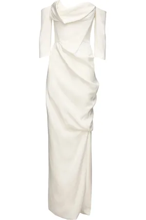 Vivienne Westwood Draped Silk Cady Dress