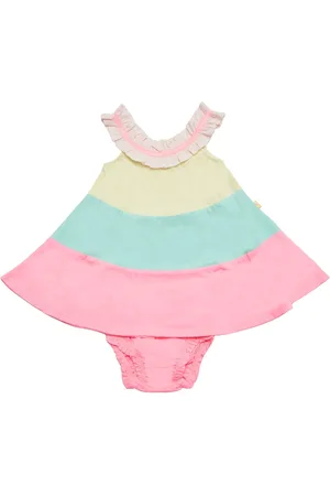 Billieblush Cotton Jersey Dress & Diaper Cover