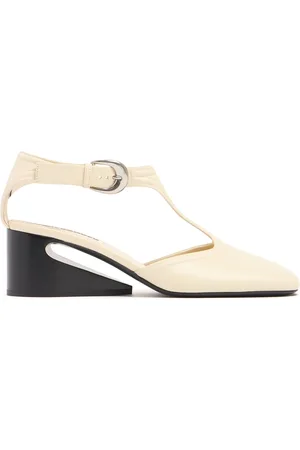Jil Sander 55mm Leather Mary Jane Pumps