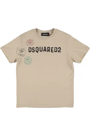 Dsquared2 Logo Print Cotton Jersey T-shirt