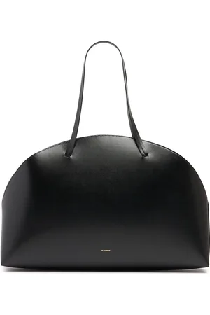 Jil Sander Large Curve Palmellato Leather Bag