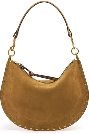 Isabel Marant Oskan Soft Zipped Suede Bag
