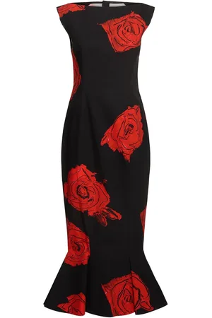 Marni Juno Printed Heavy Cotton Poplin Dress