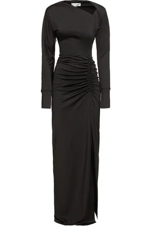 Victoria Beckham Slash-neck Jersey Gown