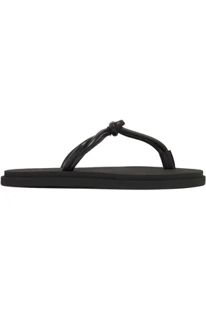 EMME PARSONS 10mm Knot Leather & Rubber Pool Slides