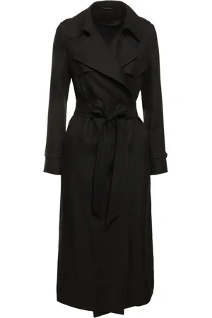 TAGLIATORE Carola Linen Trench Coat