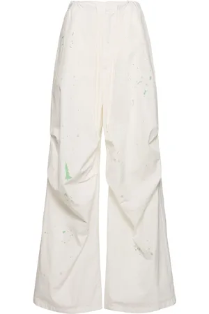 Maison Margiela Light Cotton Poplin Wide Pants