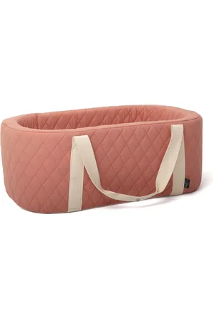 Charlie Crane Quilted Organic Cotton Moses Basket
