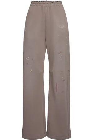 Maison Margiela Cotton Blend Jersey Sweatpants
