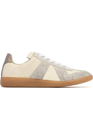 Maison Margiela 20mm Replica Leather & Suede Sneakers