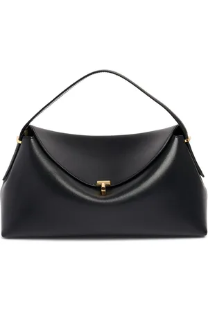 Totême T-lock Palmellata Leather Top Handle Bag