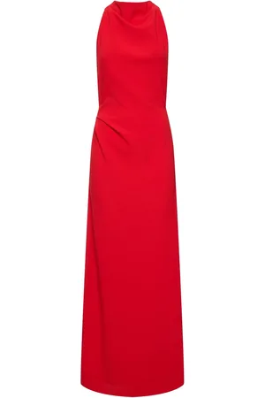 Proenza Schouler Faye Backless Matte Crepe Long Dress