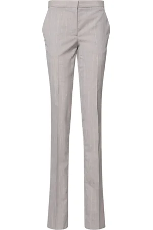 Stella McCartney Striped Wool Straight Pants