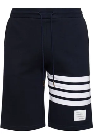 Thom Browne 4-bar Cotton Jersey Shorts