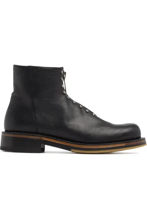 Alexander McQueen Leather Ankle Boots