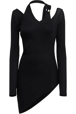 Jean Paul Gaultier Ribbed Cotton Twisted Double-layer Top