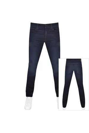 HUGO BOSS Miehet Slim Fit Farkut - BOSS Delaware Slim Fit Jeans Navy