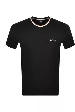 HUGO BOSS Miehet Oloasut - BOSS Lounge Racing T Shirt Black