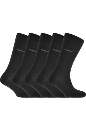 HUGO BOSS Miehet Sukat - BOSS Five Pack Socks Black