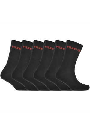 HUGO BOSS Miehet Sukat - 6 Pack Logo Socks Black