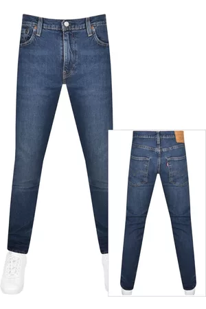 Levi's Miehet Slim Fit Farkut - 512 Slim Tapered Mid Wash Jeans Blue