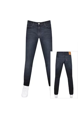 Levi's Miehet Slim Fit Farkut - 511 Slim Fit Dark Wash Jeans Blue