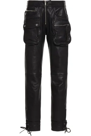 Isabel Marant Ciane Leather Cargo Pants