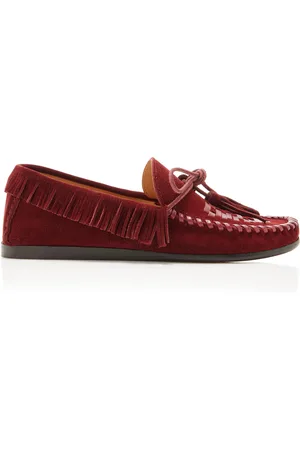 Isabel Marant Fitza Suede Ankle Moccasins