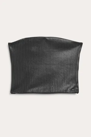 Monki Ribbed tube top